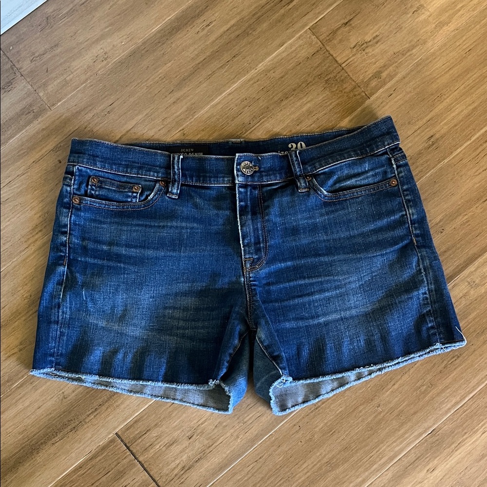 J. Crew Indigo Denim Jean Shorts 30